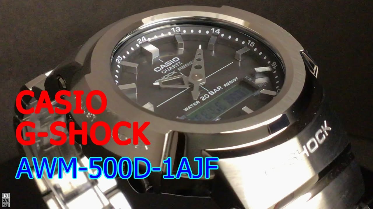 （新品）CACIOカシオ G-SHOCK AWM-500D-1A8　メンズ腕時計