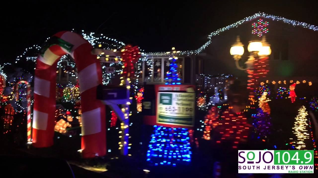 Christmas Lights in Absecon, New Jersey YouTube