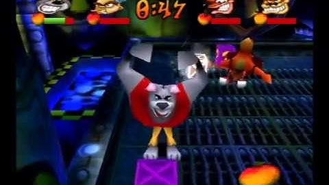 Crash Bash PS1 Gameplay DRAIN BASH