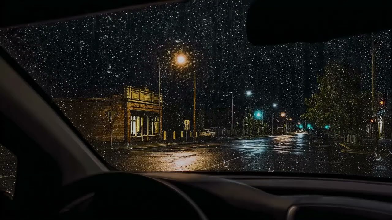 Soothing Heavy Rainstorm Sounds – Perfect for Insomnia Relief, Focus & Quieting an Overactive Mind