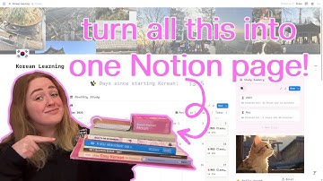 unlocking fluency: my Notion system for learning Korean (+ template!) 🇰🇷