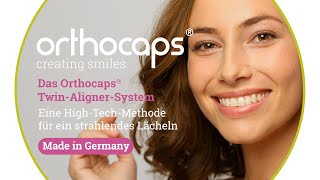 Das orthocaps Twin-Aligner-System