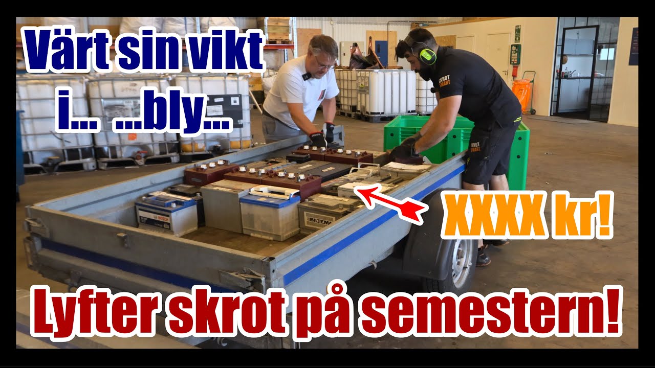 Lyfter skrot på semestern och får ihop en bra slant hos SkrotSmart i ...