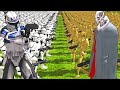 1000 captain rex clones vs general grievous droid army  men of war star wars mod