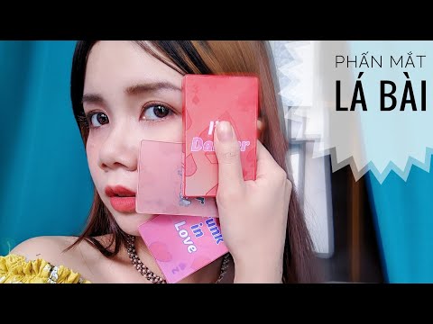 Bé Lì review| PHẤN MẮT LÁ BÀI CÓ TỐT KHÔNG?| I'M MEME HIDDEN CARD PALETTE