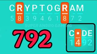 CRYPTOGRAM 792