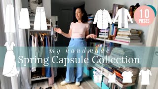 10 Piece Spring Capsule Collection | Handmade Wardrobe