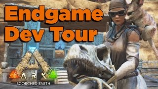 Exploring Endgame And Manticore Final Boss Ark Scorched Earth Tour Youtube