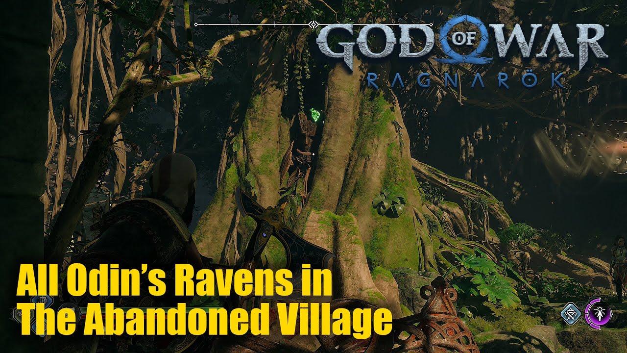 The Abandoned Village Odin's Raven God of War Ragnarok : r