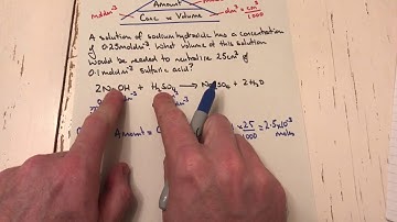 Titration calculations - finding volume