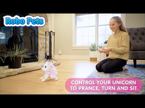 Robo Pets Unicorn Toy with Remote Control and Hand Gesture Control