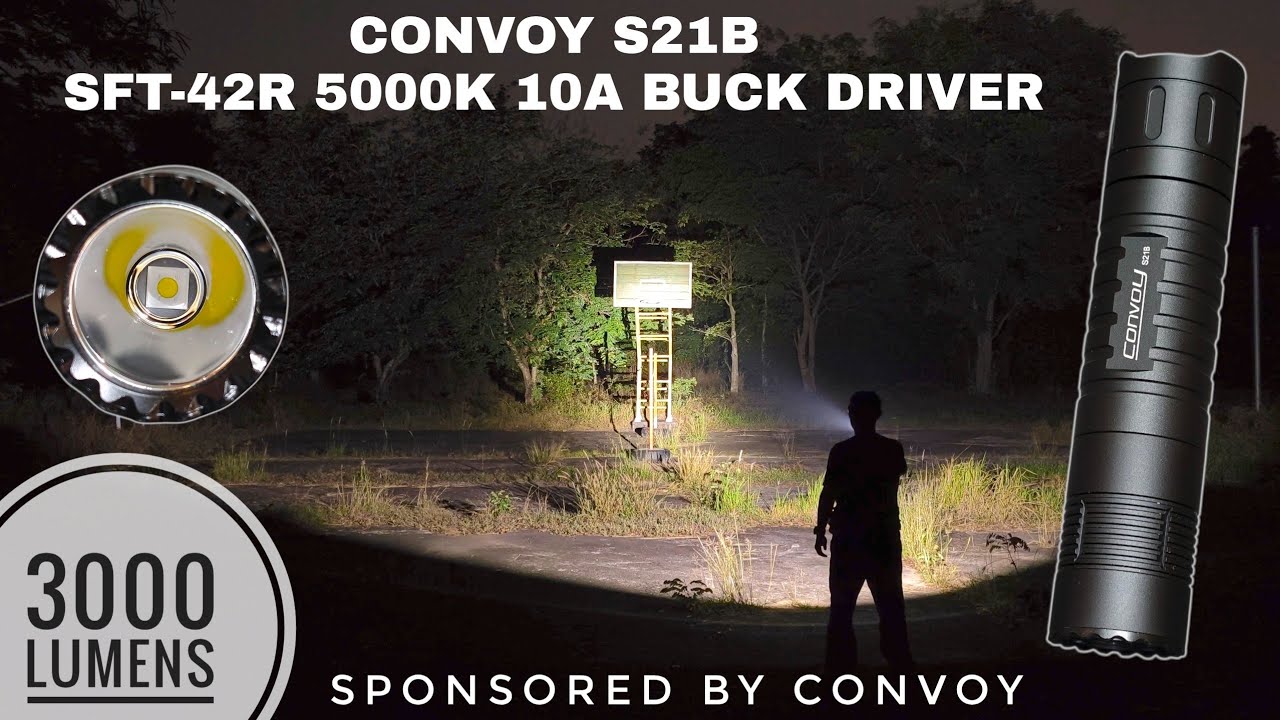 Convoy S21B SFT-42R 5000K & Beamshots Comparison vs S21B SFT40 8A