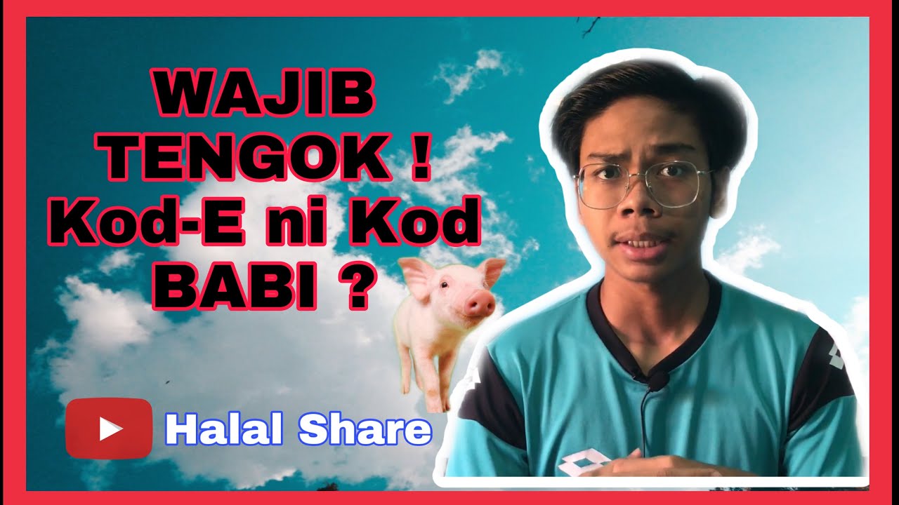Resepi makanan ada kod-E Kod Babi?! | Adakah halal kod E ni? | #Penjelasan