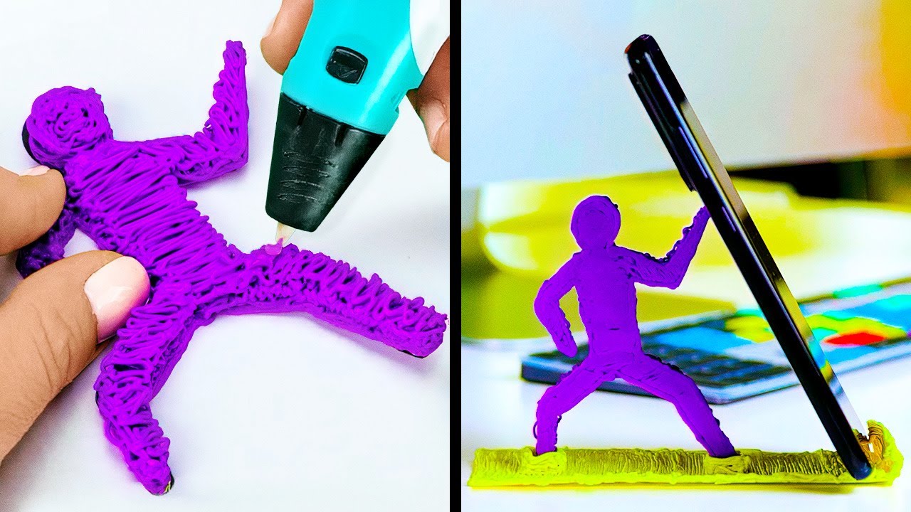 3D PEN VS CLAY || 36 beautiful creations for your home by 5-minute crafts MEN