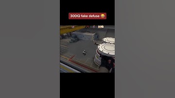 300 IQ Fake Defuse 😂💯  | CSGO Funny #shorts