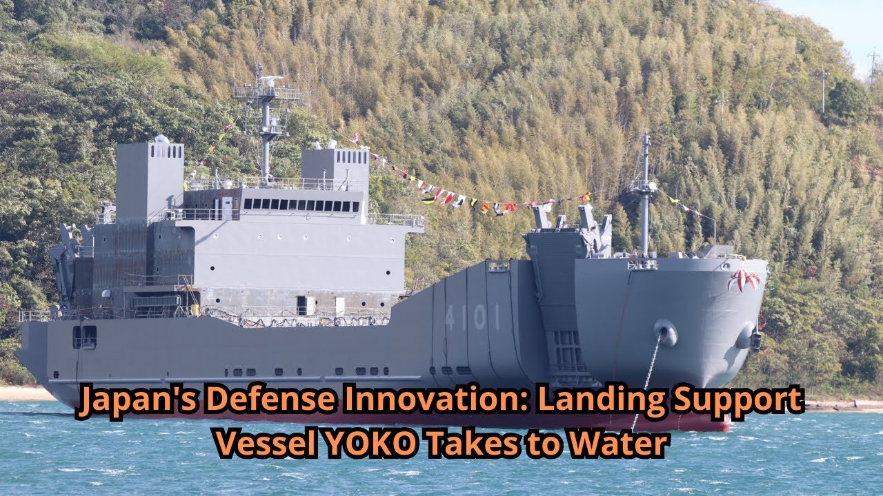 Japan's Defense Innovation Landing Support Vessel YOKO Takes to