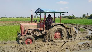 Mahindra 575 di tractor stuck in mud | mahindra tractor power | Tractor videos | come the village