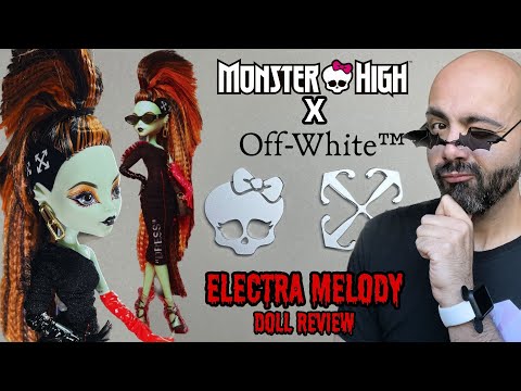 その他 off-white monsterhigh electra melodydoll Off-White™ c/o Monster High Electra Melody Doll – Mattel