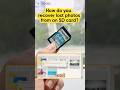 How to Recover Lost Photos from SD Card 📸 😭 #shorts