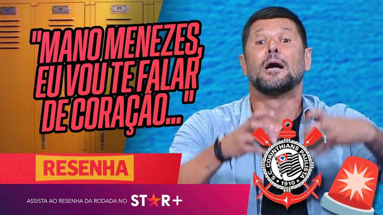 FÁBIO LUCIANO FAZ PEDIDO A MANO MENEZES APÓS TREINADOR SER DEMITIDO DO CORINTHIANS