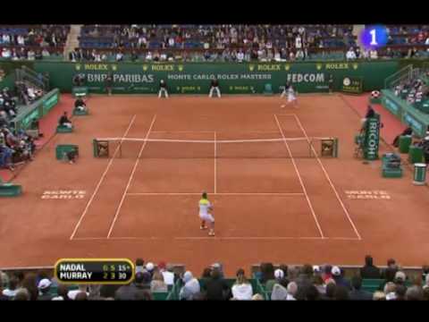 Segunda parte de las mejores jugadas del 2Âº set del partido de semifinal del Monte-Carlo Rolex Masters entre Rafa Nadal y Andy Murray.