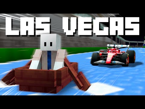 I PLAYED FORMULA 1 IN MINECRAFT (Formula Craft 2 - Las Vegas)