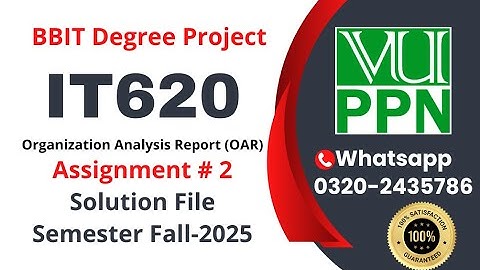IT620 Assignemnt 2 solution fall 2025 #it620 IT620 Final Project #final #project
