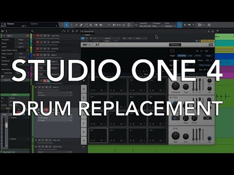 STUDIO ONE 4 - Drum Replacement & Layering