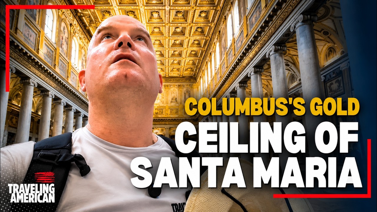 Is This Ceiling Made From Columbus's Gold? | Santa Maria Maggiore Rome