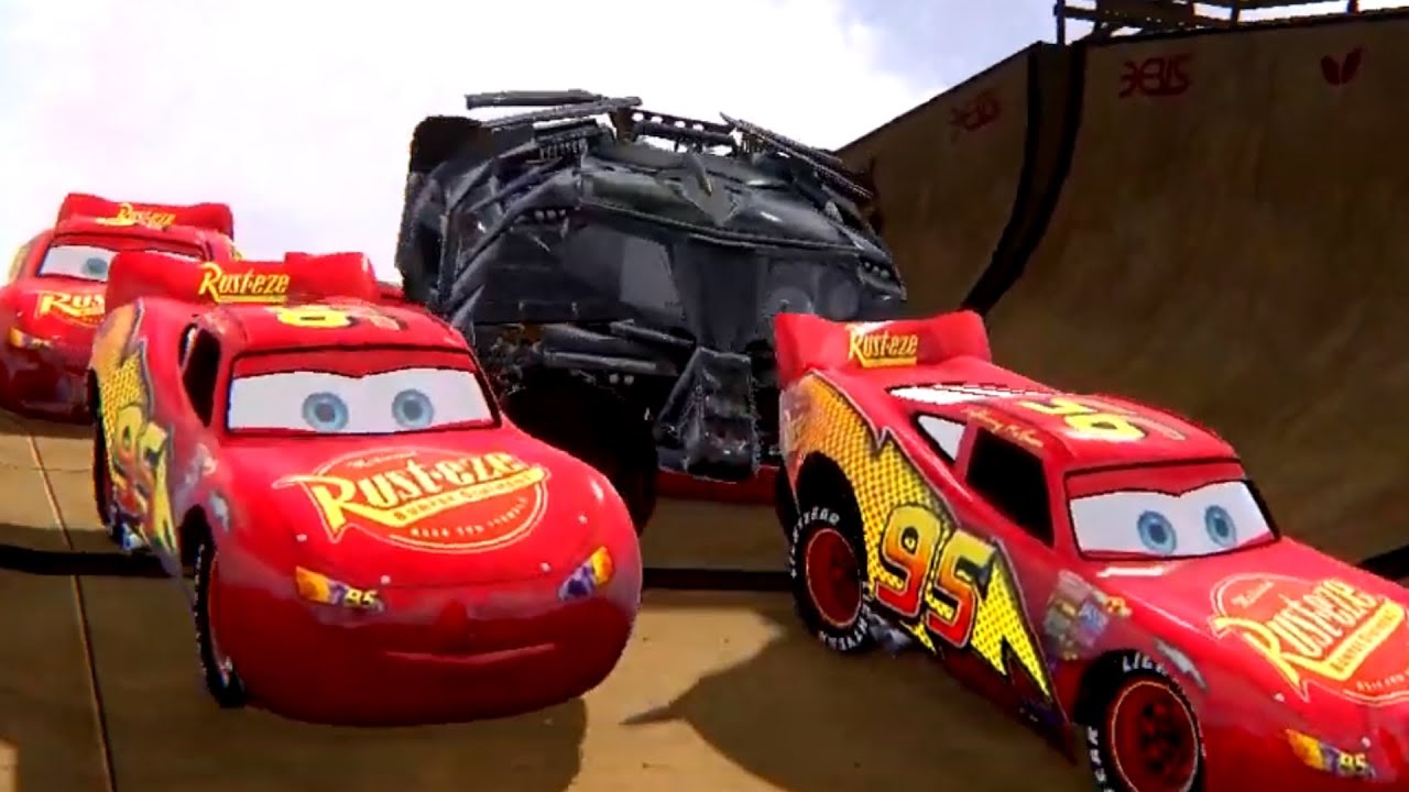 Lightning McQueen VS Batman car | GTA IV