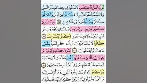 تيسير حفظ سورة المائده بالتكرار ربع ( يا ايها الرسول بلغ ما انزل اليك  ) مكرر 3 مرات بصوت الشيخ عبد