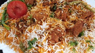 Hyderabadi beef ke kachi akhni ki biryani recipe in urdu hindi