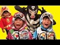 仮面ライダーエグゼイド！変身ごっこ遊びをする仲良し兄弟brother4★アンパンマン・ショッカー登場！Kamen Rider・anpanman pretend play