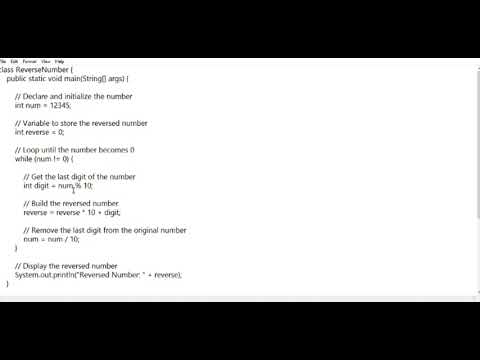 Reverse Number Program in Java | Easy Explanation with Example | Core Java Tutorial