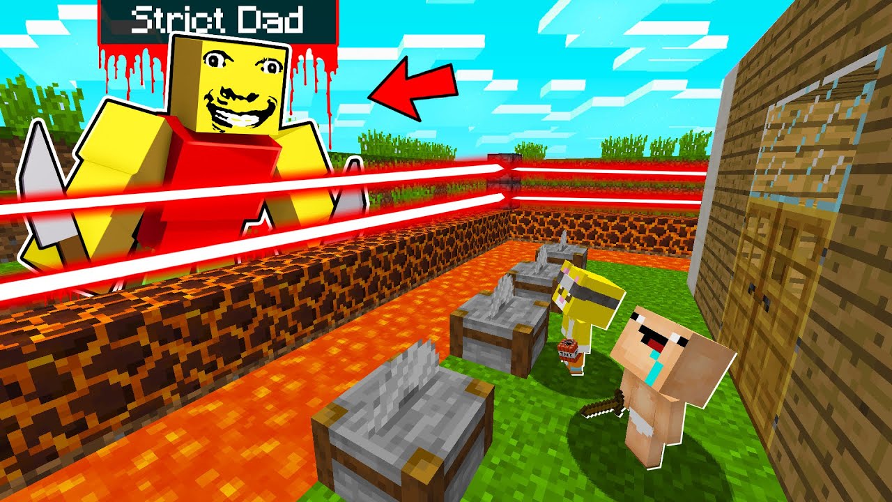 7 Hacks De Construcción SEGURA Contra PAPA ESTRICTO (WEIRD STRICT DAD) | MICHI MIAU Y BEBE NOOB