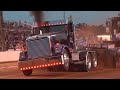 Lucas Oil Hot Rod Semis Pulling At The Buck