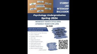 Spring 2024 Student Led Internship #2 March 14, 2024
