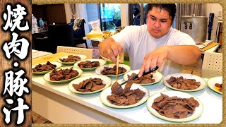 [Sumo food] Yakiniku / pork soup / sumo wrestling japan