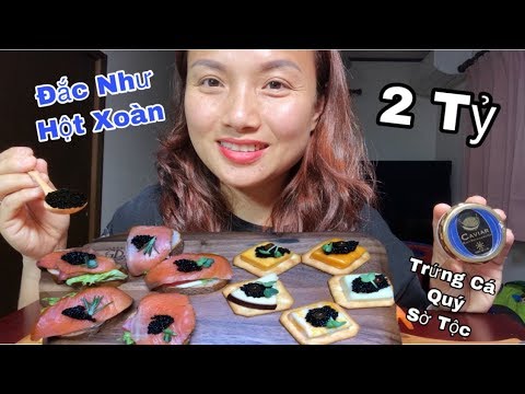 Video: Cách ăn Trứng Cá Muối đỏ