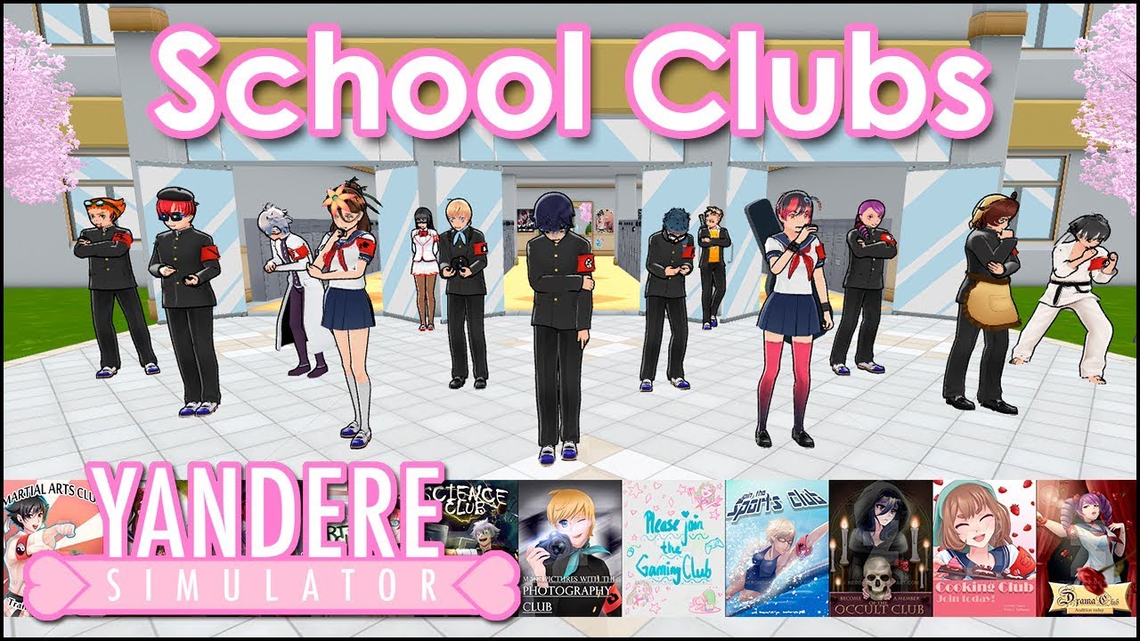 Club Leaders Info And Voicelines Yandere Simulator Youtube