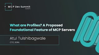 [Session] What are Profiles A Proposed Foundational Feature of MCP Servers