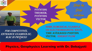 Poynting theorem derivation+Numerical Question on Poynting vector