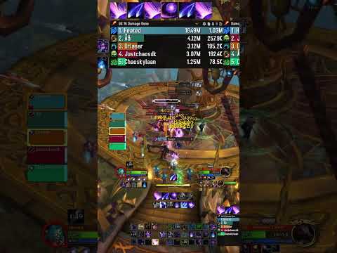 1.4 MILLION DPS AS ARCANE MAGE (+19 SR) #worldofwarcraft #mage #mythicplus