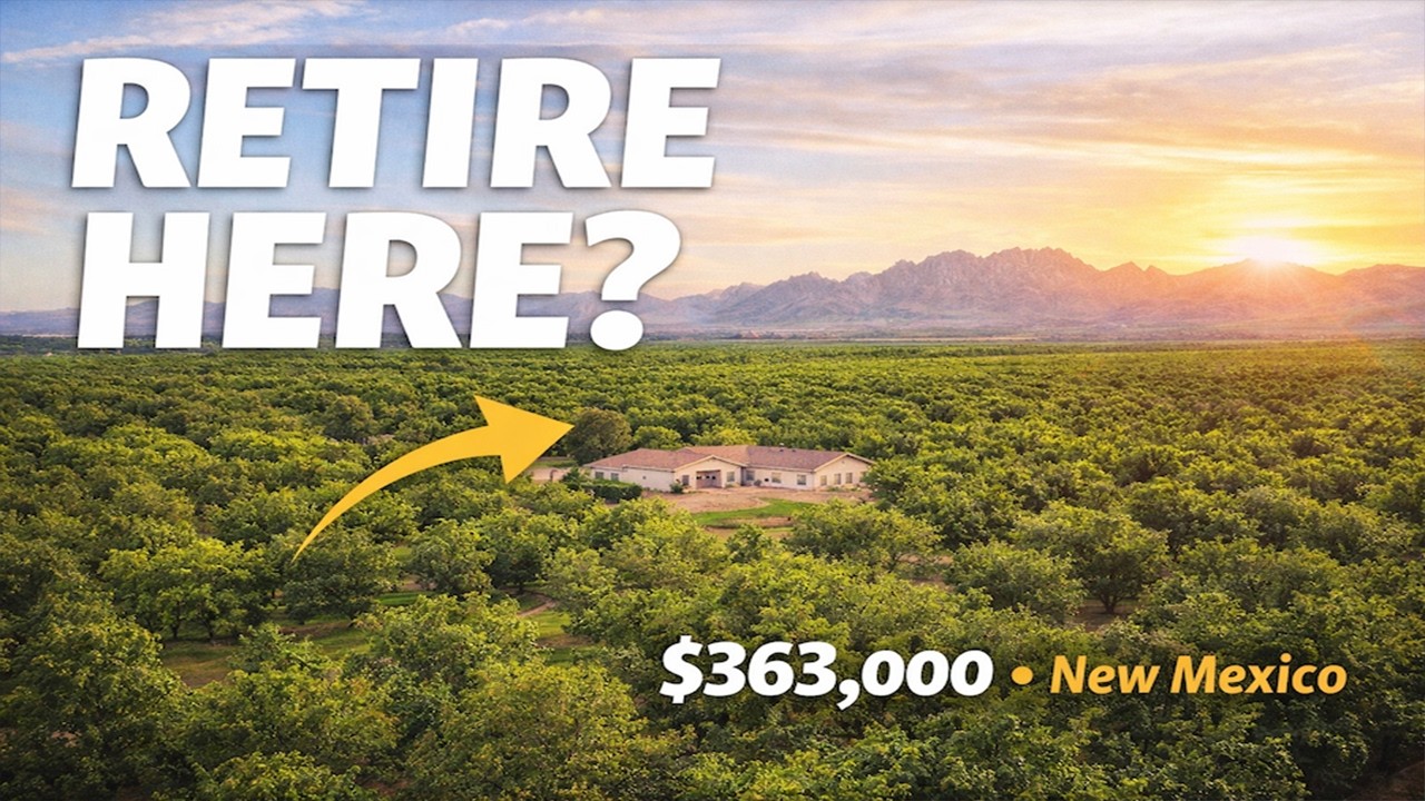 Retire on a Pecan Farm for $363,000 | Las Cruces NM Home Tour