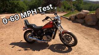 HONDA SHADOW 0-60 mph Test and Repairs