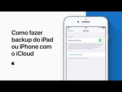 Vídeo: Como fazer backup do iPad?