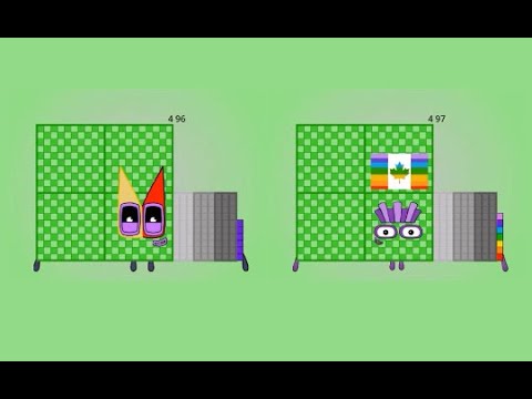 Numberblocks The Rest of 400s to 490s (For 447147) - YouTube