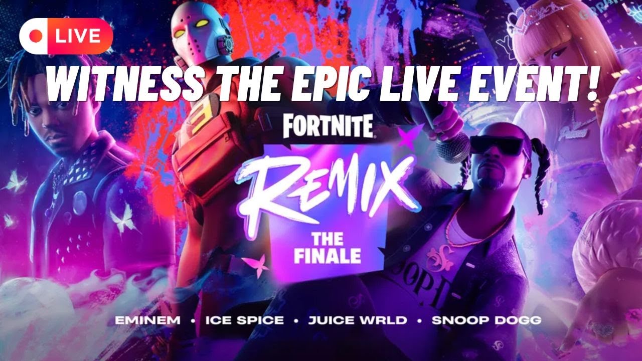 Fortnite Remix Finale: Live Concert with Snoop, Juice WRLD, Ice Spice ...