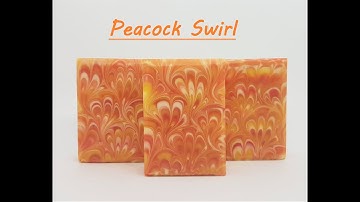 Soap making - Peacock Swirl  - MTG Seifen Trend