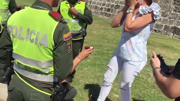 Fonseca- Operativo de Policía termina en propuesta de matrimonio en Cartagena
